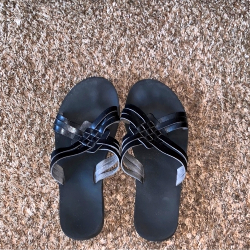 COBIAN Black Women's Sandals Size 10. Used Condition